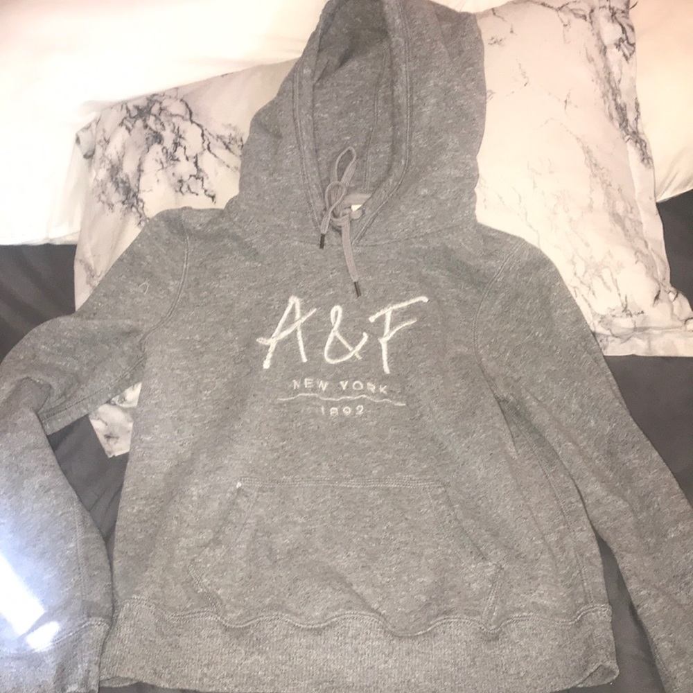 Abercrombie & Fitch grey hoodie